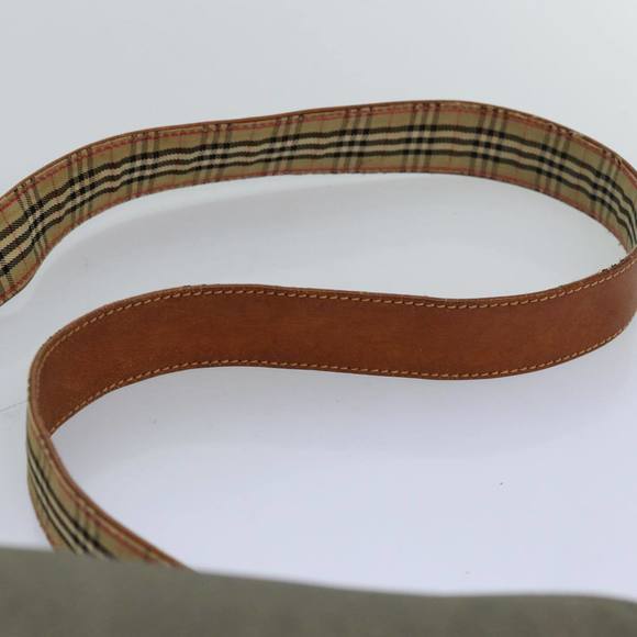 Burberrys Shoulder Bag PVC Gray Auth bs14118 - Picture 8 of 16